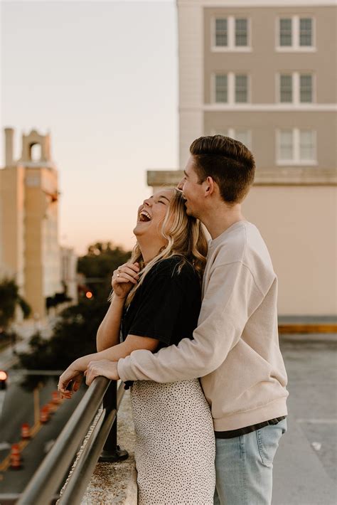 Rooftop Couples Photoshoot At Sunset Lakeland Florida In 2021