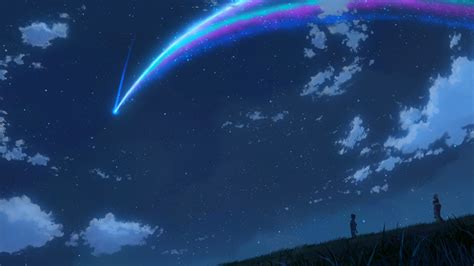 Makoto Shinkai Kimi No Na Wa Starry Night Comet 1920x1080