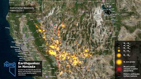 Earthquakes In Nevada 1850 2012 Youtube