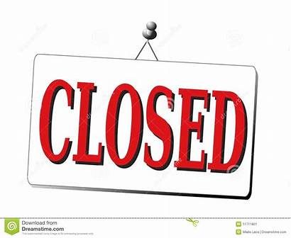 Closed Sign Clipart Office Closure Close Door