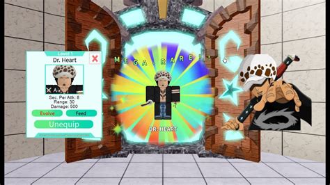 Trafalgar Law Showcase In All Star Tower Defense Roblox Youtube