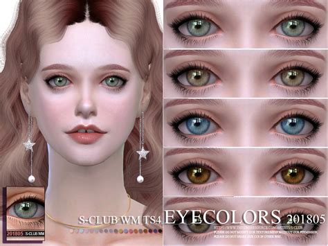 The Sims Resource S Club Wm Ts4 Eyecolors 201805
