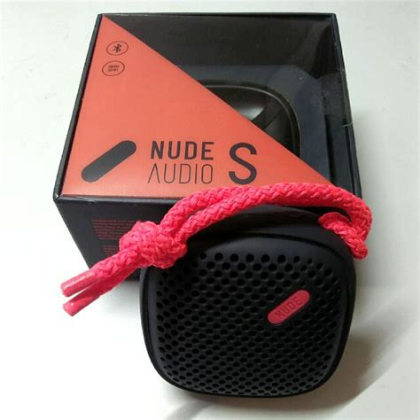 Nude Move S Wireless Portable Bluetooth Speaker Set Grey Pink