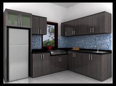konsep jendela dapur sederhana interior dapur