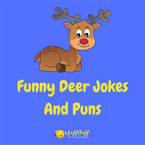 Hilarious Deer Jokes And Puns Laffgaff