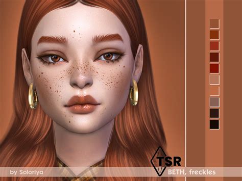 Soloriya Freckles Beth Sims 4 Freckles In Emily Cc Finds