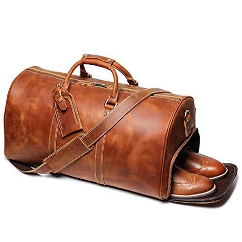 Luggage And Bags Luggage Genuine Leather Mens Duffle Gym Bag Sports