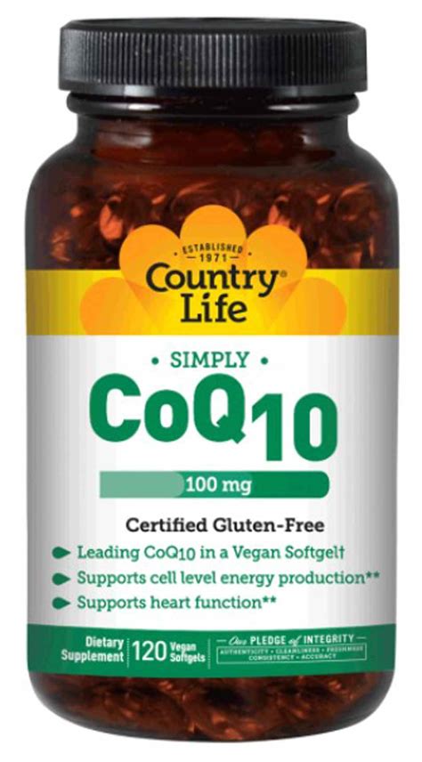 Country Life Vegan Coq10 100 Mg Supplement First
