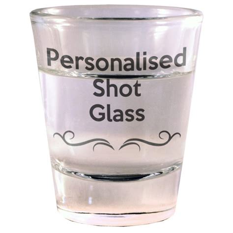 Clear Personalised Shot Glass