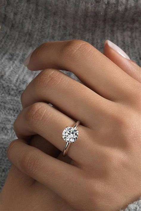 30 Round Engagement Rings Timeless Classic And Not Only Oh So