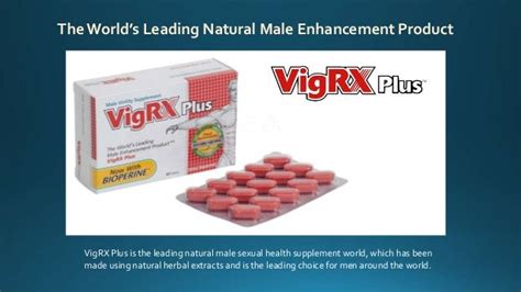 vigrx plus leading male enhancement supplement
