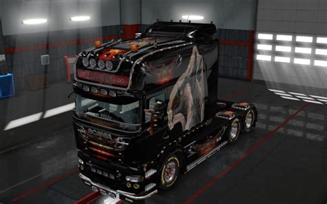 ETS2 Scania RJL Longline Grip Skin v 2 Skins Mod für Eurotruck Simulator 2