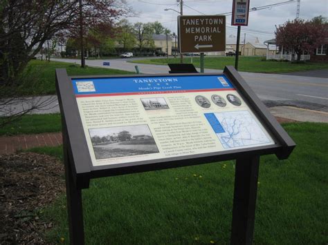 Taneytown Maryland Historic Markers Gettysburg Daily
