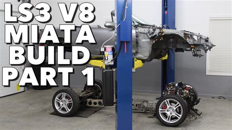 Ls3 V8 Miata Build Project Thunderbolt Part 1 Youtube