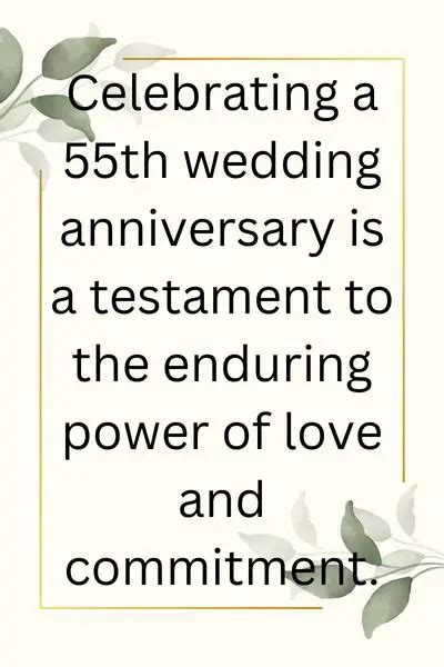 Happy 55th Wedding Anniversary Quotes For Friends Friendshipsy