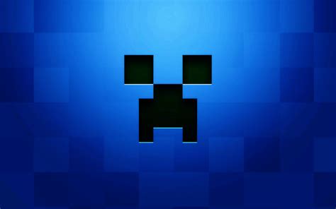 Image Minecraftcreeper Wallpaper Blue By Zackpro D4ib4dq