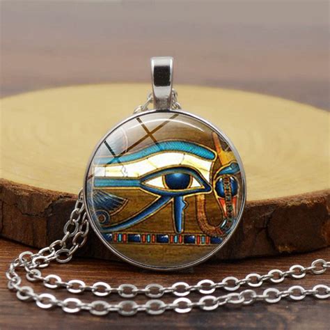 Ancient Egypt Egyptian The Eye Of Horus Wedjat Eye Pendant Choker