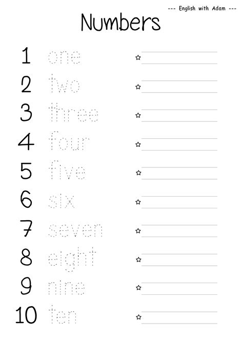 13 Best Images Of Esl Numbers Worksheets Printable Number Worksheets