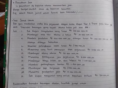 Contoh soal akuntansi jurnal umum ini adalah transaksi yang akan terjadi pada club sepak bola dan perusahaan ini dikelola oleh tn. Contoh Soal Akuntansi Jurnal Umum Sampai Laporan Keuangan ...