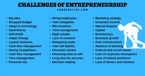 14 Challenges Of Entrepreneurship With Solutions Careercliff