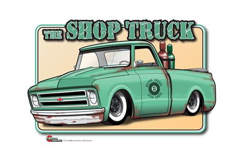 Hot Rod Art With Images Truck Art Car Cartoon C10 Chevy Truck