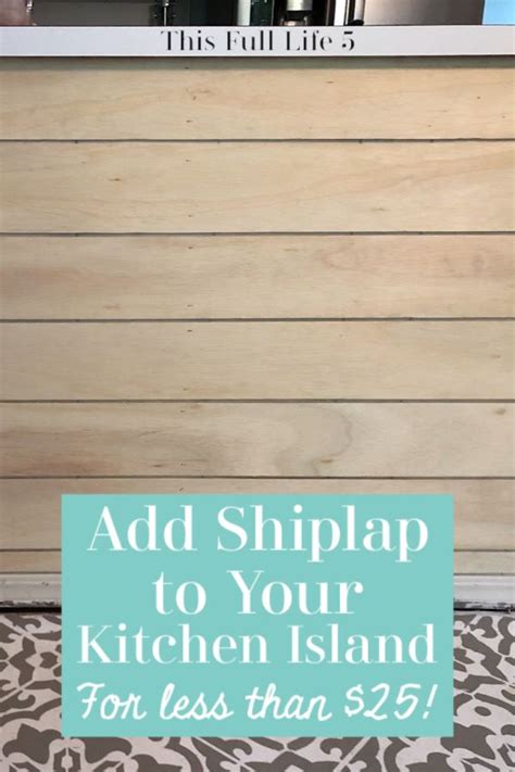 Easy Diy Shiplap Kitchen Island For 40 Shiplap Kitchen Kitchen
