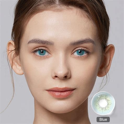 Ocean Blue Color Contacts Sparkle Eyes With Natural Effect Twinklens