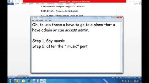 Music Codes For Roblox Part 1 Youtube