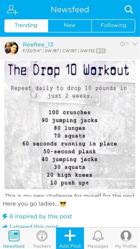 Drop 10 Drop 10 Workout Crunches 10 Things