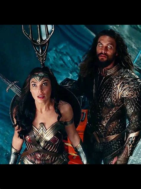 Wonder Woman And Aquaman Jason Momoa Aquaman Wonder Woman Gal Gadot