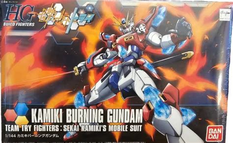 Bandai Hobby Build Fighters Hgbf Kamiki Burning Gundam Hg Model