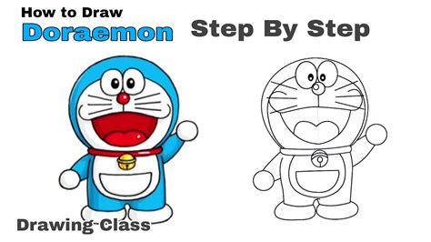 How To Draw Doraemon Easy Youtube