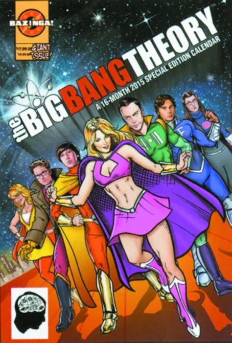 Apr141590 Big Bang Theory Comic Book Sp Ed 2015 Wall Cal Previews World