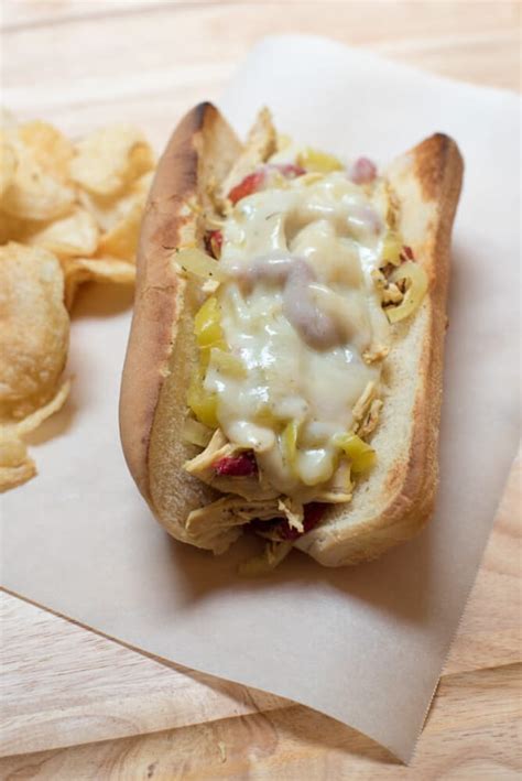 Cook and stir until steak is browned, about 5 minutes. Crock-Pot Chicken Philly Cheesesteak Sandwiches