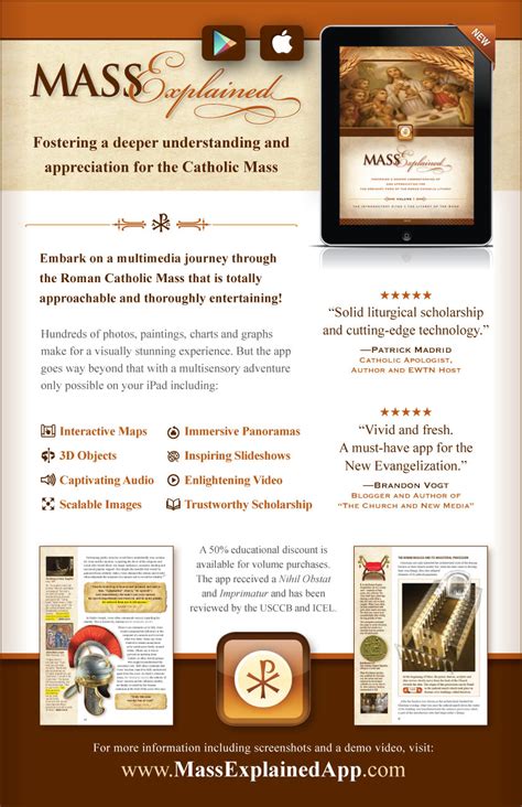 Mass Explained App The Roman Catholic Mass Explained