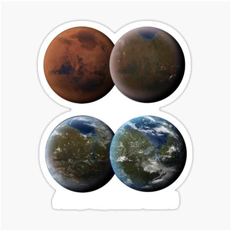 Terraform Marsspace Sticker By Basicseres Redbubble