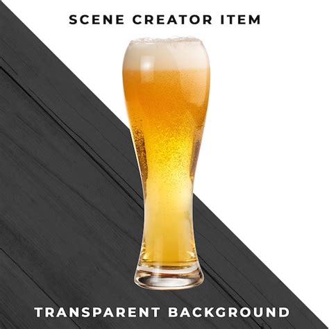 Beer Transparent Psd Premium Psd File