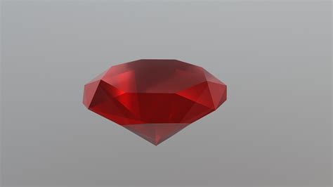 Low Poly Ruby Download Free 3d Model By Endrit 7861870 Sketchfab