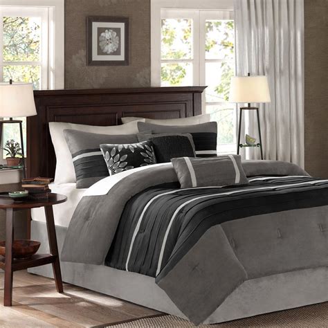 We did not find results for: Madison Park Teagan 7-Piece Black/Gray Queen Comforter Set ...