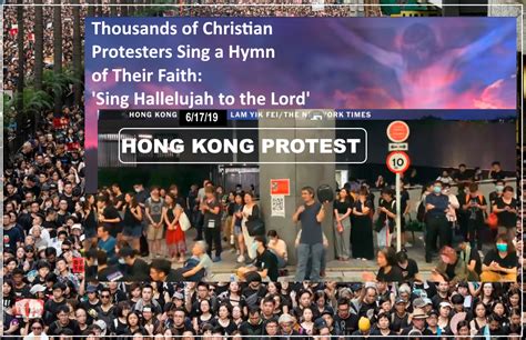 Hong Kong China Christians Sing Jesus Our Blessed Hope