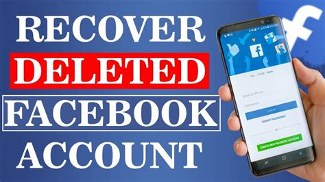 How To Recover A Deleted Facebook Account Get Back Your Deleted Facebook Account Youtube