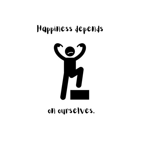 Happiness Depends Upon Ourselves Sticker Collection Thestickyco