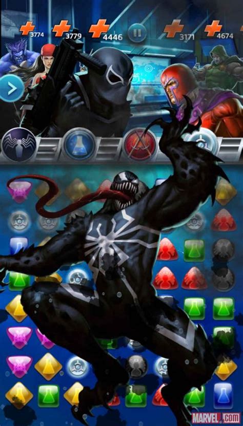 The Venom Site Agent Venom Is Coming To Puzzle Quest