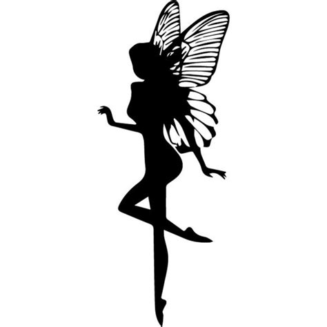 Fairy Silhouette Wall Sticker Fantasy Wall Art