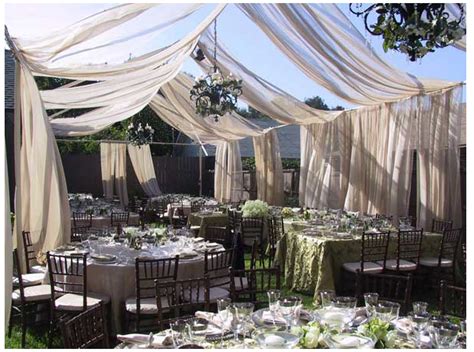 Marquee Open Roof Wedding Draping Wedding Tent Chic Wedding Garden