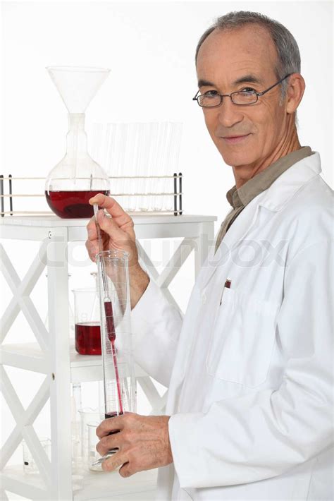 Male Scientist In Laboratory Stock Image Colourbox