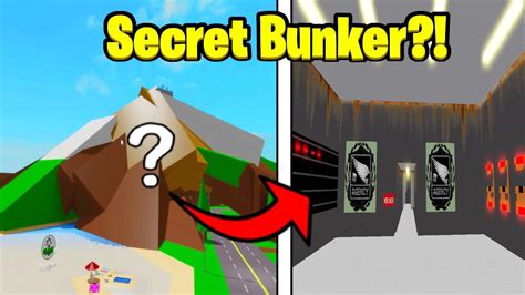 Where Is The New Secret Bunker Hidden In Roblox Brookhaven Rp Youtube