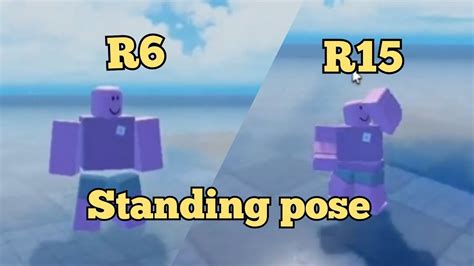 Roblox Studio Standing Pose For The Character R6r15 Kiraki Youtube