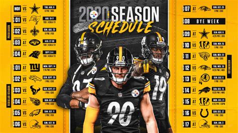 Steelers Schedule 2021 - CarsonSharron