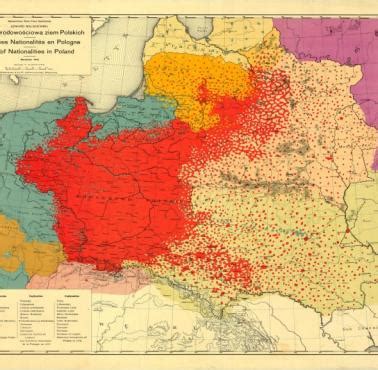Etnograficzna Mapa Polski Z Roku